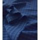 Tissu Two tone check - Lapis