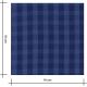 Tissu Two tone check - Lapis