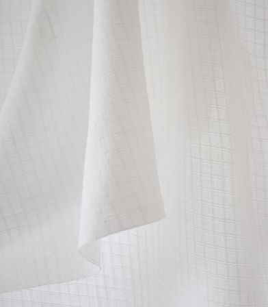 Tissu coton fin - Dino Blanc Tissu coton fin - Dino Blanc