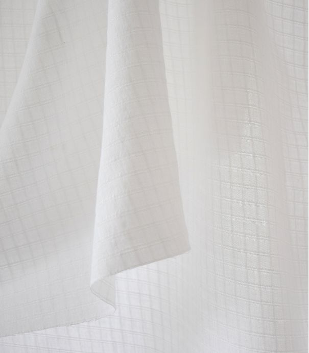 Tissu coton fin - Dino Blanc Tissu coton fin - Dino Blanc