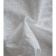 Coton brodé ajouré Médaillon - blanc