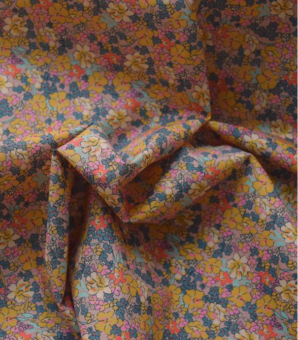 Tissu Batiste de coton - Meadow ocre jaune Tissu Batiste de coton - Meadow ocre jaune