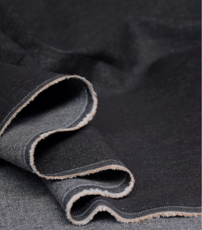 Tissu Jean - Dark grey