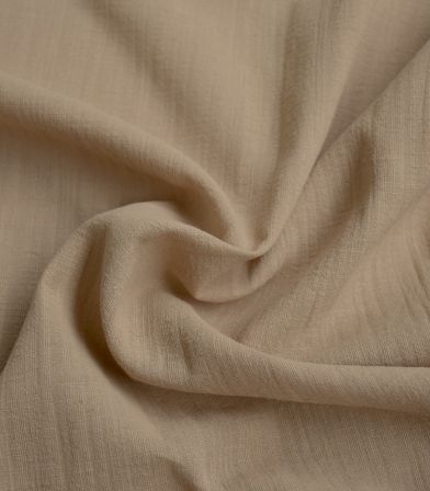 Coton tramé - Sable Coton tramé - Sable
