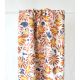 Tissu lin viscose - Flore Ambre