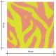 Tissu Jersey viscose- Tigrou fluo 