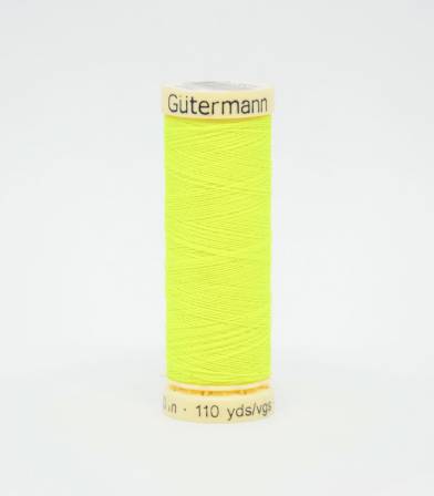 Fil à coudre Gütermann jaune fluo-3835