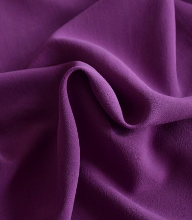 Tissu crêpe viscose mat - Purple Tissu crêpe viscose mat - Purple