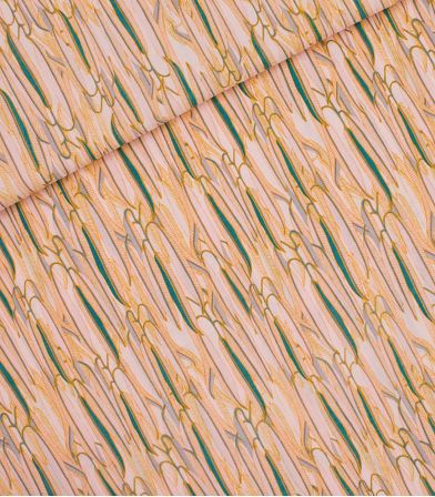 Tissu viscose Willow leaves - Bridal Pink Tissu viscose Willow leaves - Bridal Pink
