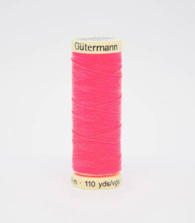 Fil à coudre Gütermann rose fluo-3837