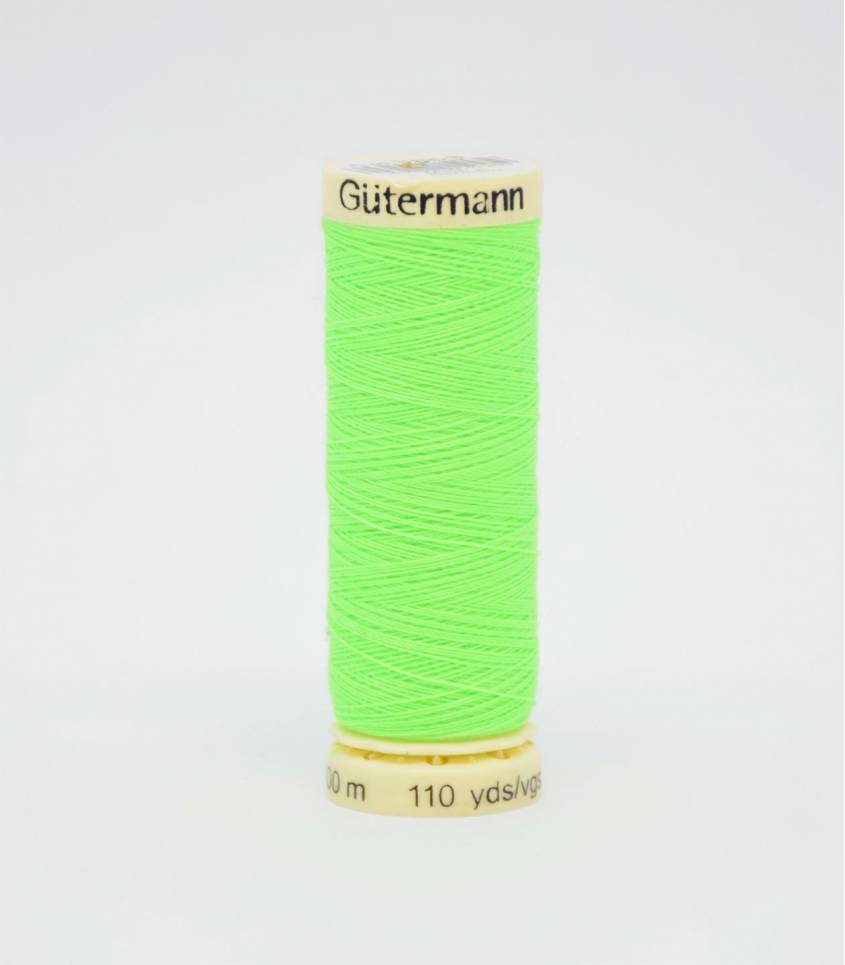 Fil à coudre Gütermann vert fluo-3853