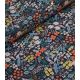 Tissu coton - Meadow - Black Multi Metallic