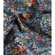 Tissu coton - Meadow - Black Multi Metallic