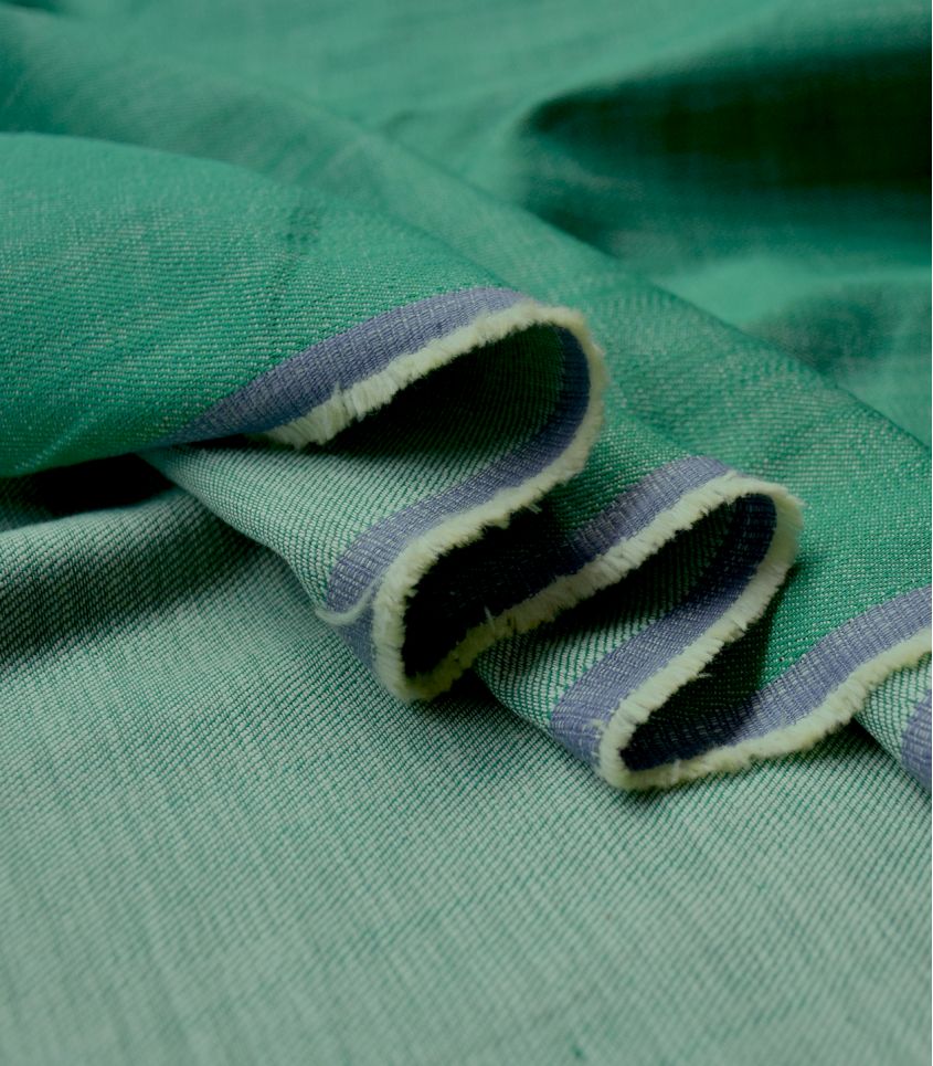 Tissu Jean souple - Verde
