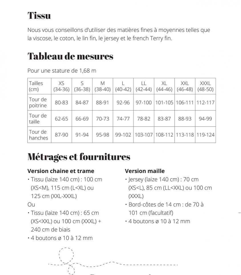 Débardeur Anisette PDF