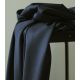 Tissu smooth drape twill- Dark Navy