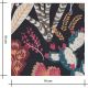 Gabardine imprimée Garden - Noir