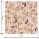 Double gaze imprimée Twigs - Ambre