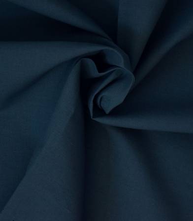 Voile de coton bleu marine Voile de coton bleu marine