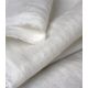 Tissu Lin Chevrons irisé - Blanc argent