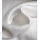 Tissu Lin Chevrons irisé - Blanc argent