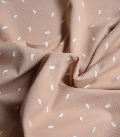 Tissu jersey imprimé confetti - Piel