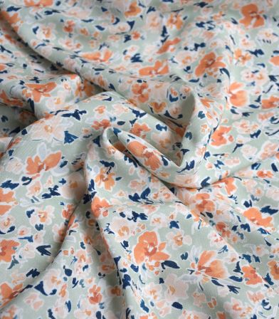 Tissu Viscose Ecovero - Pétunia Tissu Viscose Ecovero - Pétunia