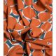 Tissu Jersey viscose reversible - Dooxy rust