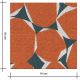 Tissu Jersey viscose reversible - Dooxy rust