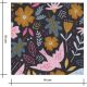 Tissu velours milleraies Birdy - Gray