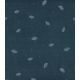 Tissu velours milleraies Shiny daisy - Blue jean