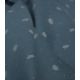 Tissu velours milleraies Shiny daisy - Blue jean