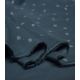 Tissu velours milleraies Shiny daisy - Blue jean