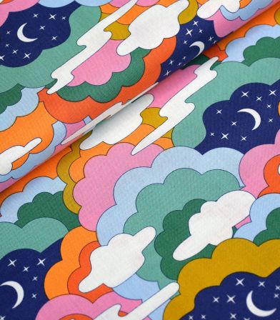Tissu bio -Cloudscape cosmic Cloud9 Tissu bio -Cloudscape cosmic Cloud9