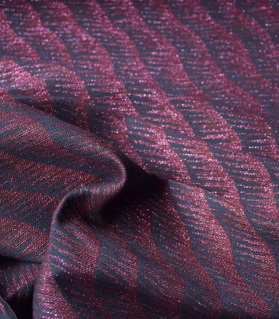 Tissu jacquard Vague - Ultra violet