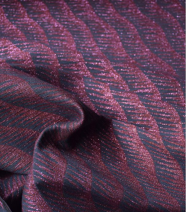 Tissu jacquard Vague - Ultra violet Tissu jacquard Vague - Ultra violet