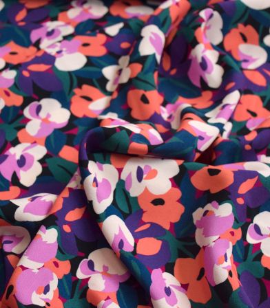 Tissu viscose Flower Blast Tissu viscose Flower Blast
