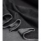 Tissu Washed Jeans - Black
