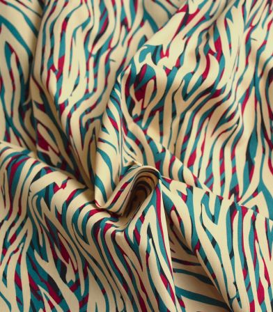 Tissu Fibremood coton - Zebra
