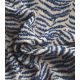 Tissu Fibremood lainage - Zebra blue