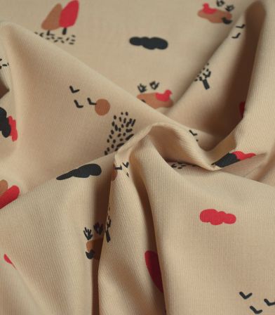 Tissu velours milleraies Katia - Landscape Tissu velours milleraies Katia - Landscape