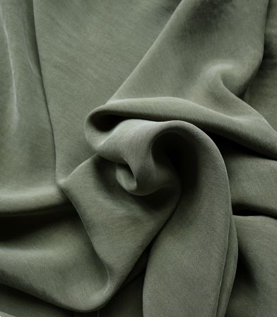 Tissu Cupro - Kaki Tissu Cupro - Kaki