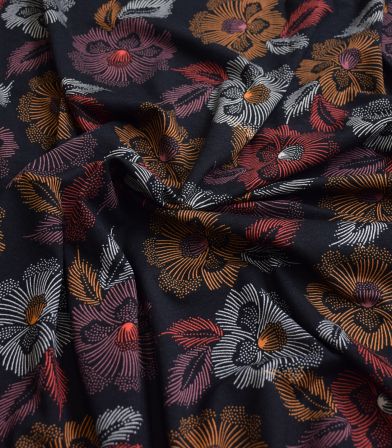 Tissu jersey viscose - Hibiscus terra Tissu jersey viscose - Hibiscus terra