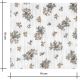 Double gaze Flower bouquet - kaki