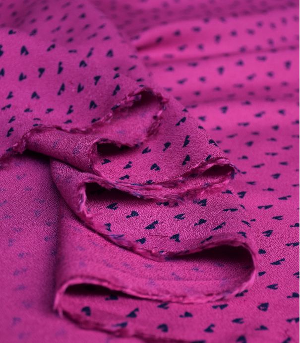 Tissu crêpe Debbie - Aster Tissu crêpe Debbie - Aster