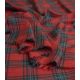 Tissu viscose Checks Dublin - Rouge