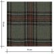 Tissu viscose Checks Dublin - Kaki