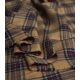 Tissu viscose Checks Dublin - Camel