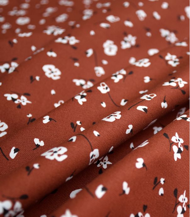 Tissu twill de coton - Autumn flowers Tissu twill de coton - Autumn flowers