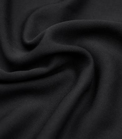 Twill viscose black